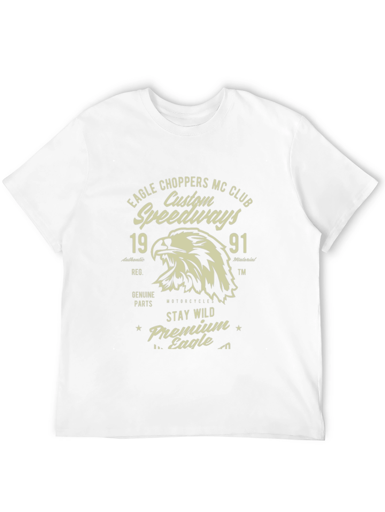 Eagle Choppers MC Club Black T-Shirt