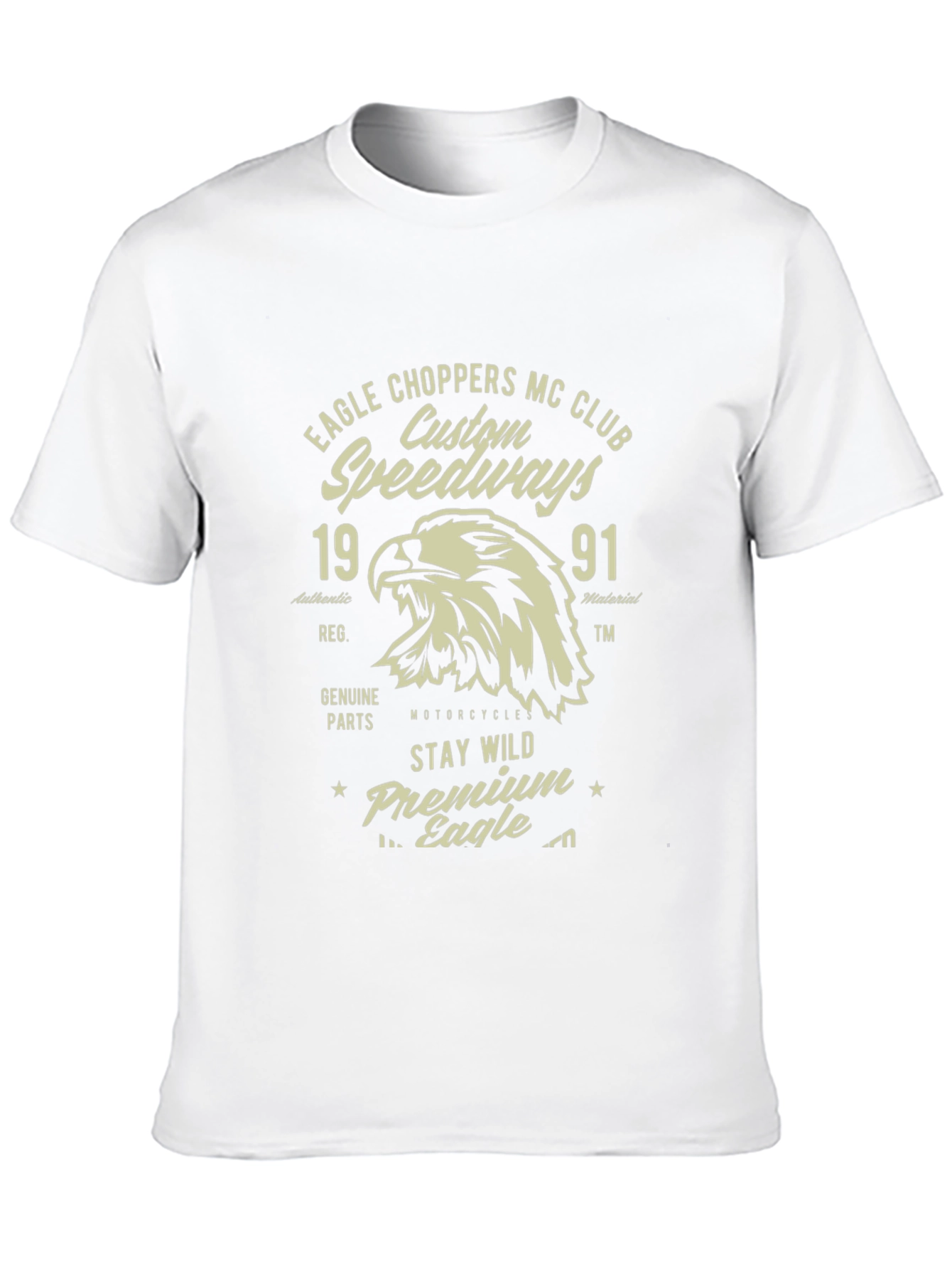 Eagle Choppers MC Club Black T-Shirt