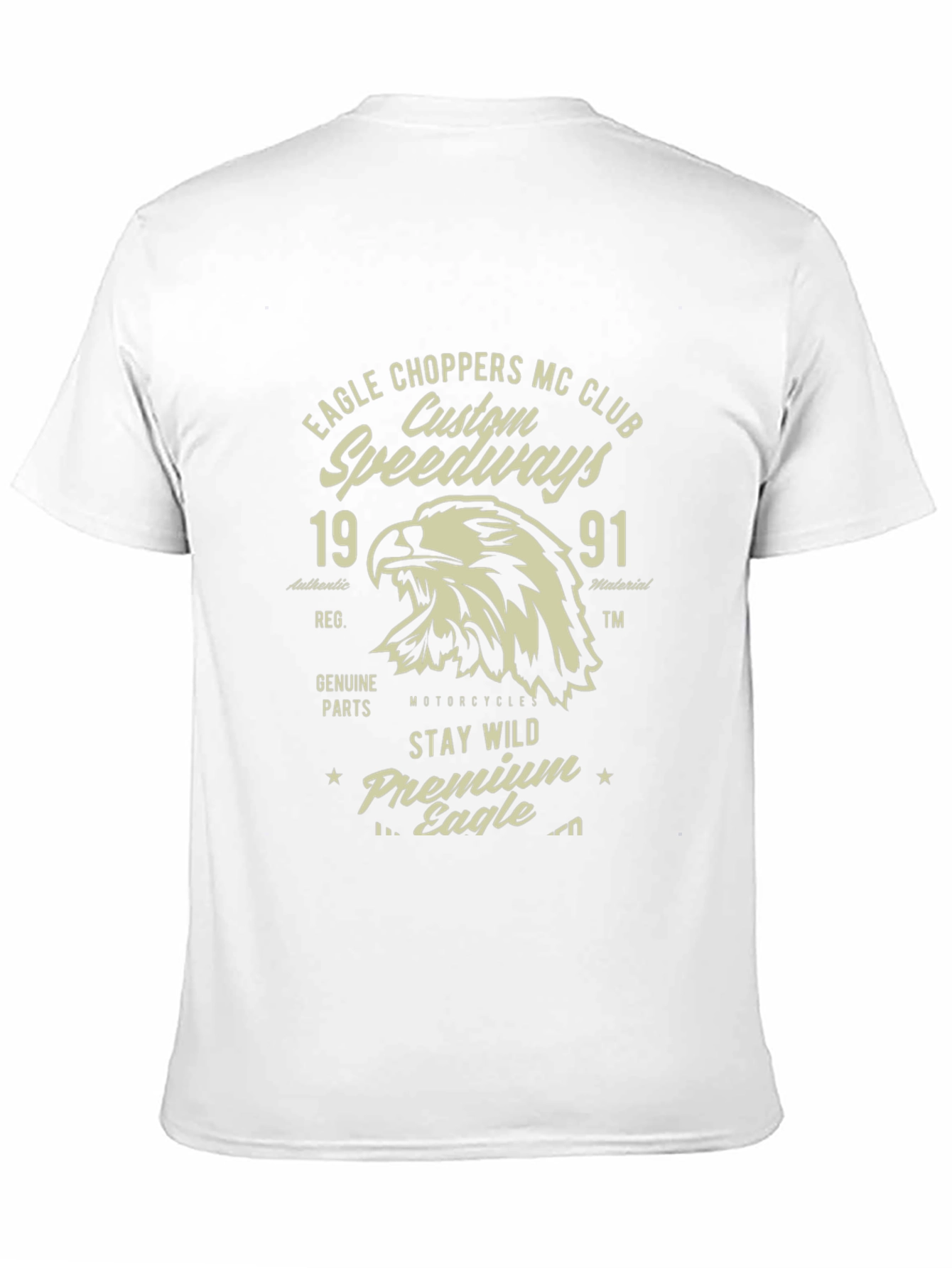 Eagle Choppers MC Club Black T-Shirt