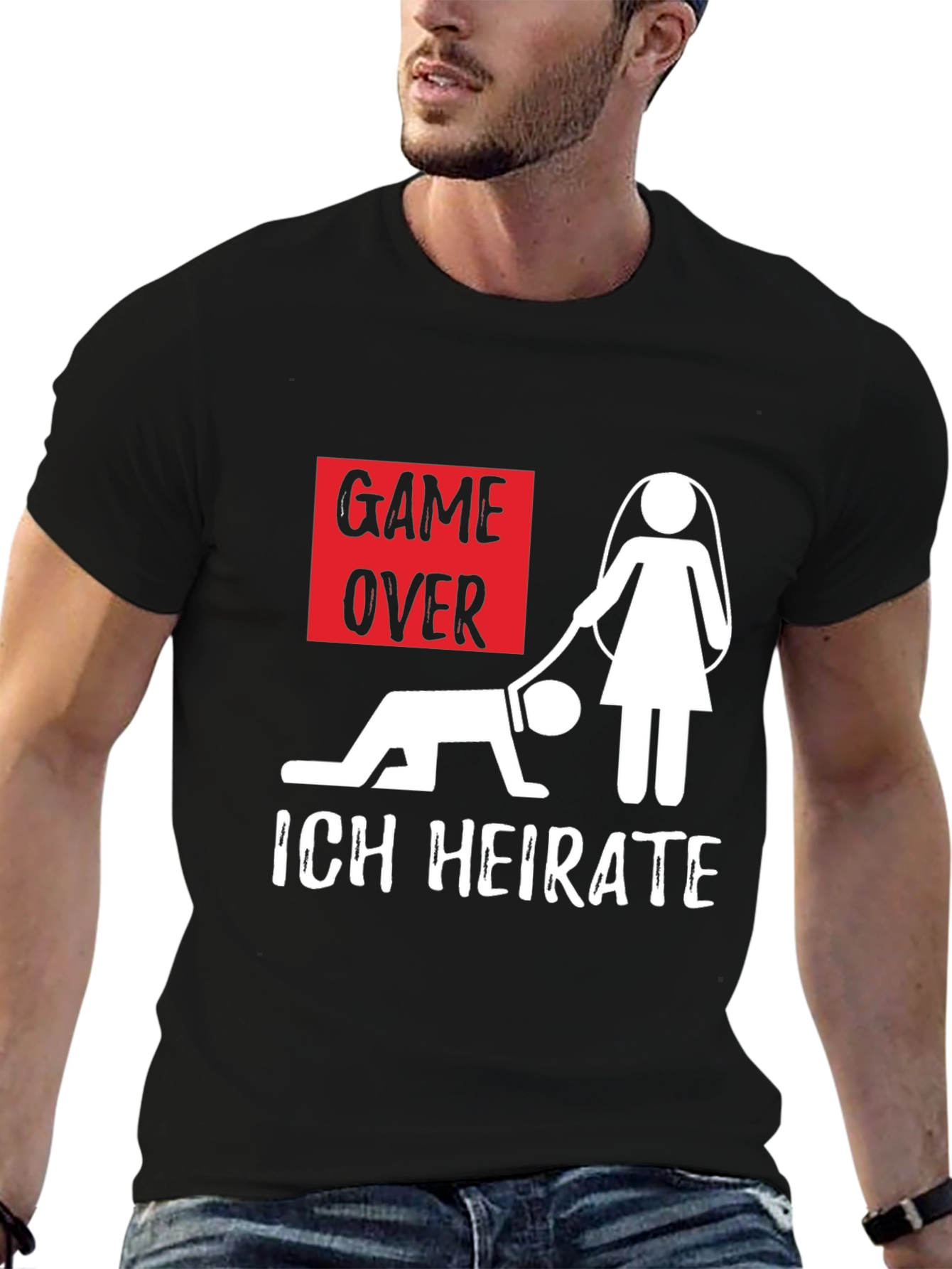 Game Over Groom T-Shirt Wedding
