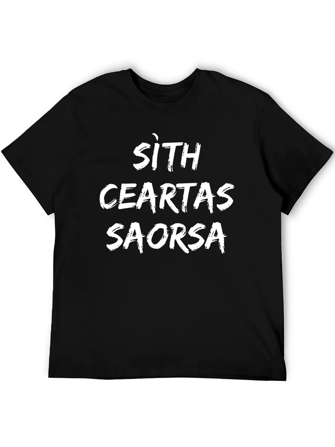 Sith Ceartas Saorsa T-Shirt - Black