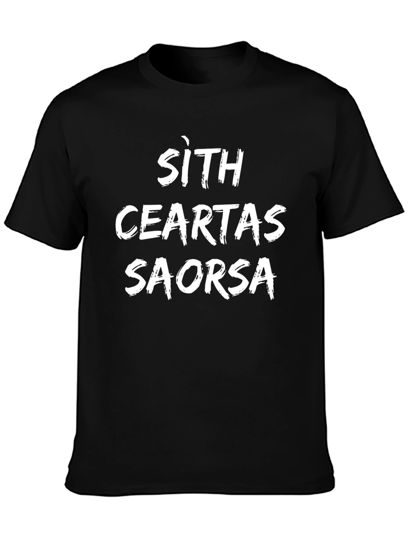 Sith Ceartas Saorsa T-Shirt - Black