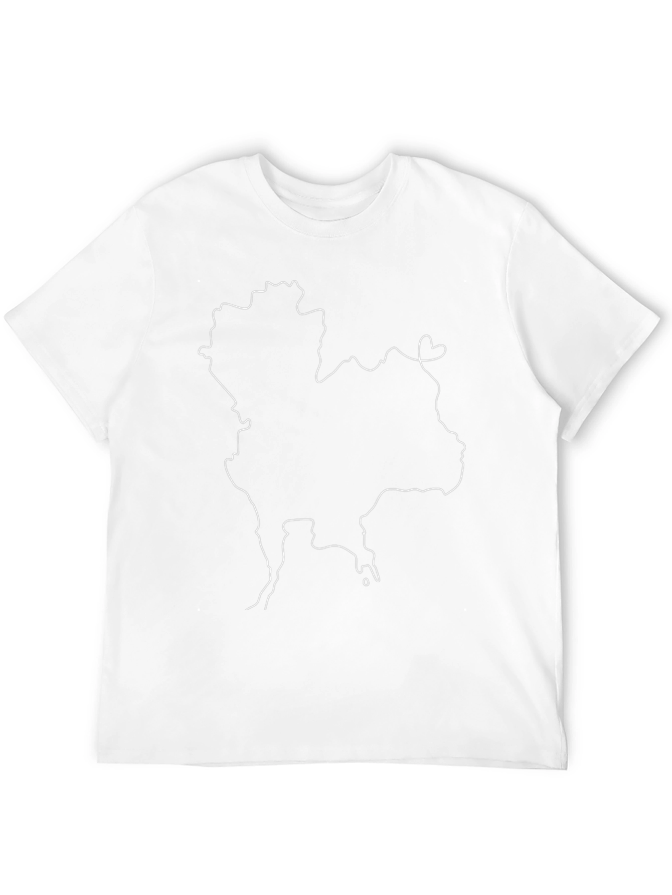 Thailand Outline Graphic Tee - Soft Black T-Shirt