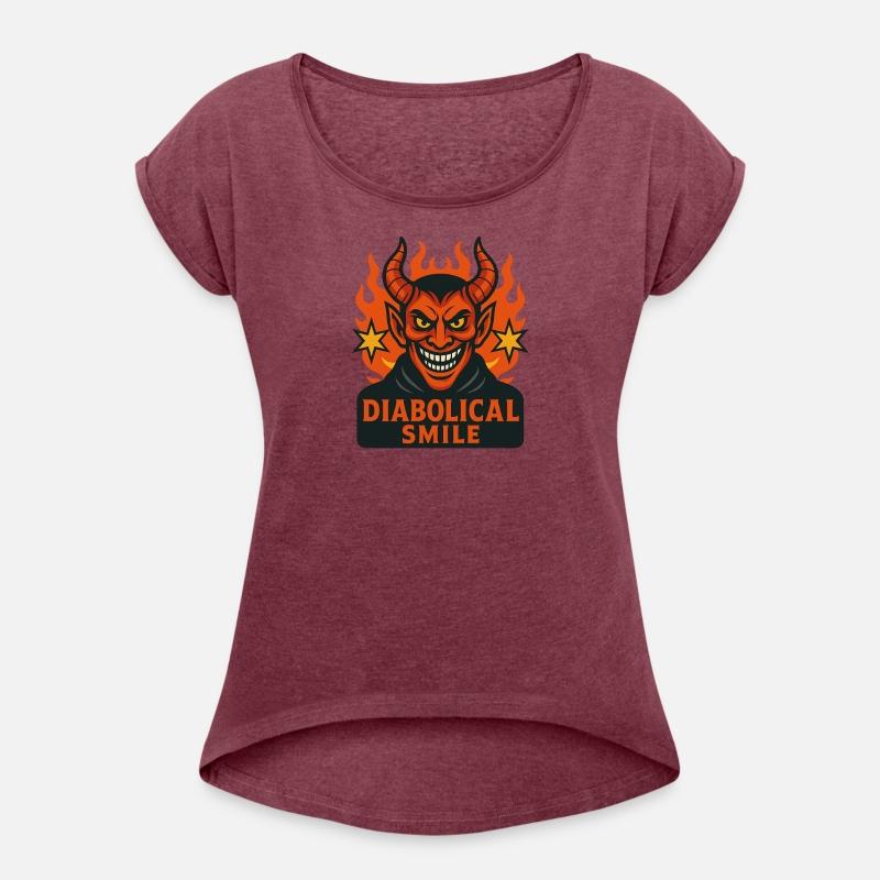 Fiery Demon Smile Graphic