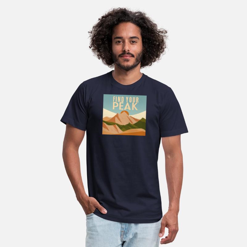 Find Your Peak Inspirational Mountain Design