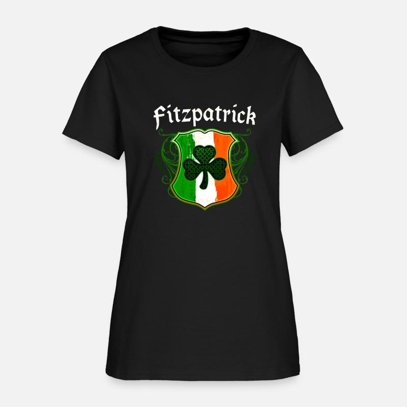Fitzpatrick Irish Surname Ireland Flag Shield