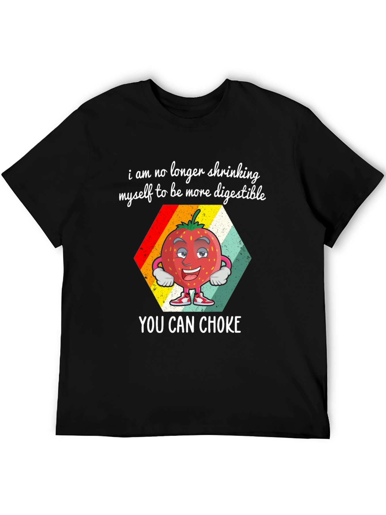 Digestible Strawberry Graphic T-Shirt