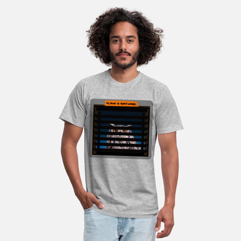Flaco Is Watching (Gray Version) - Owl Design