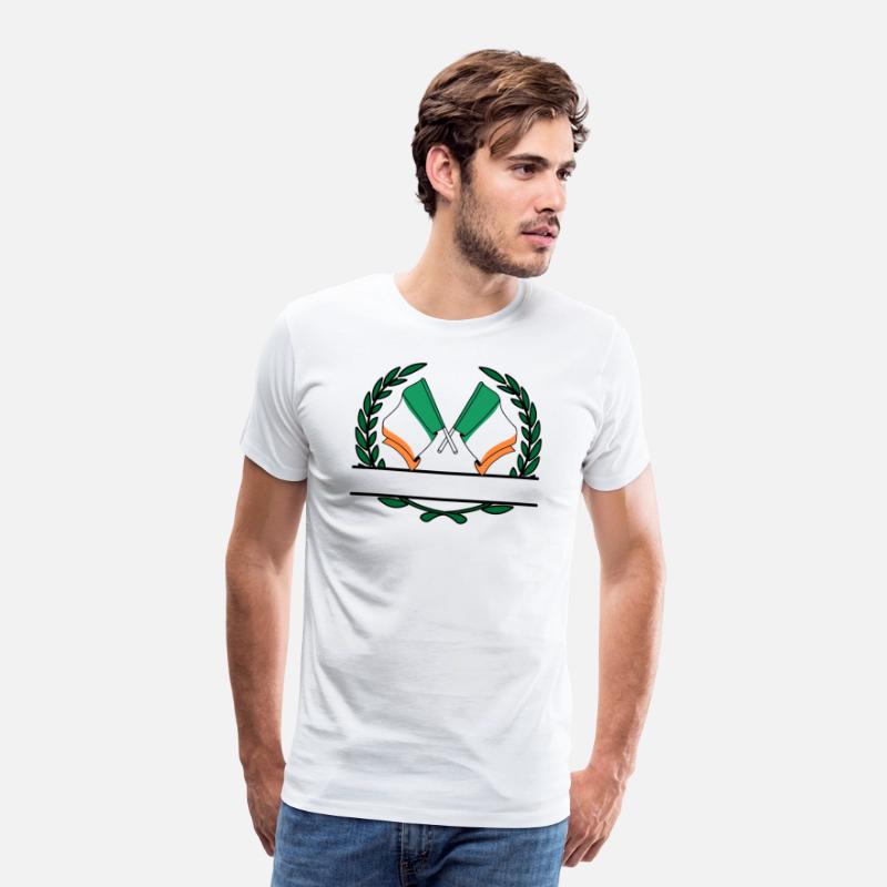 Flags Ireland laurel wreath banner