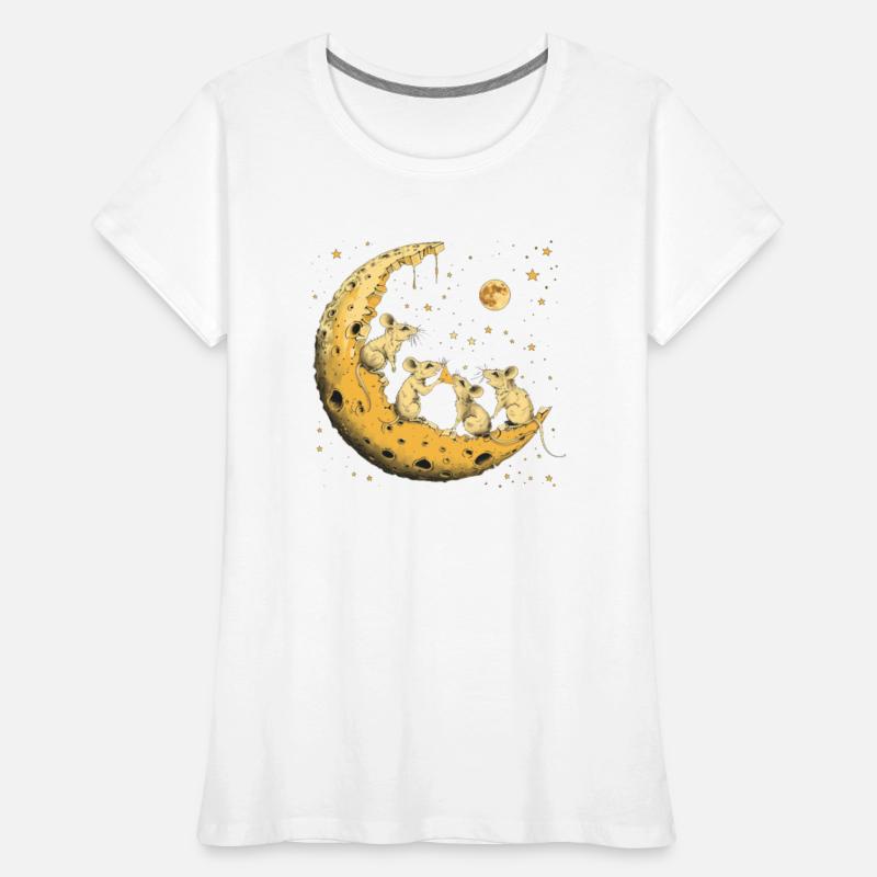 Four Mice on a Cresent Moon of Cheese