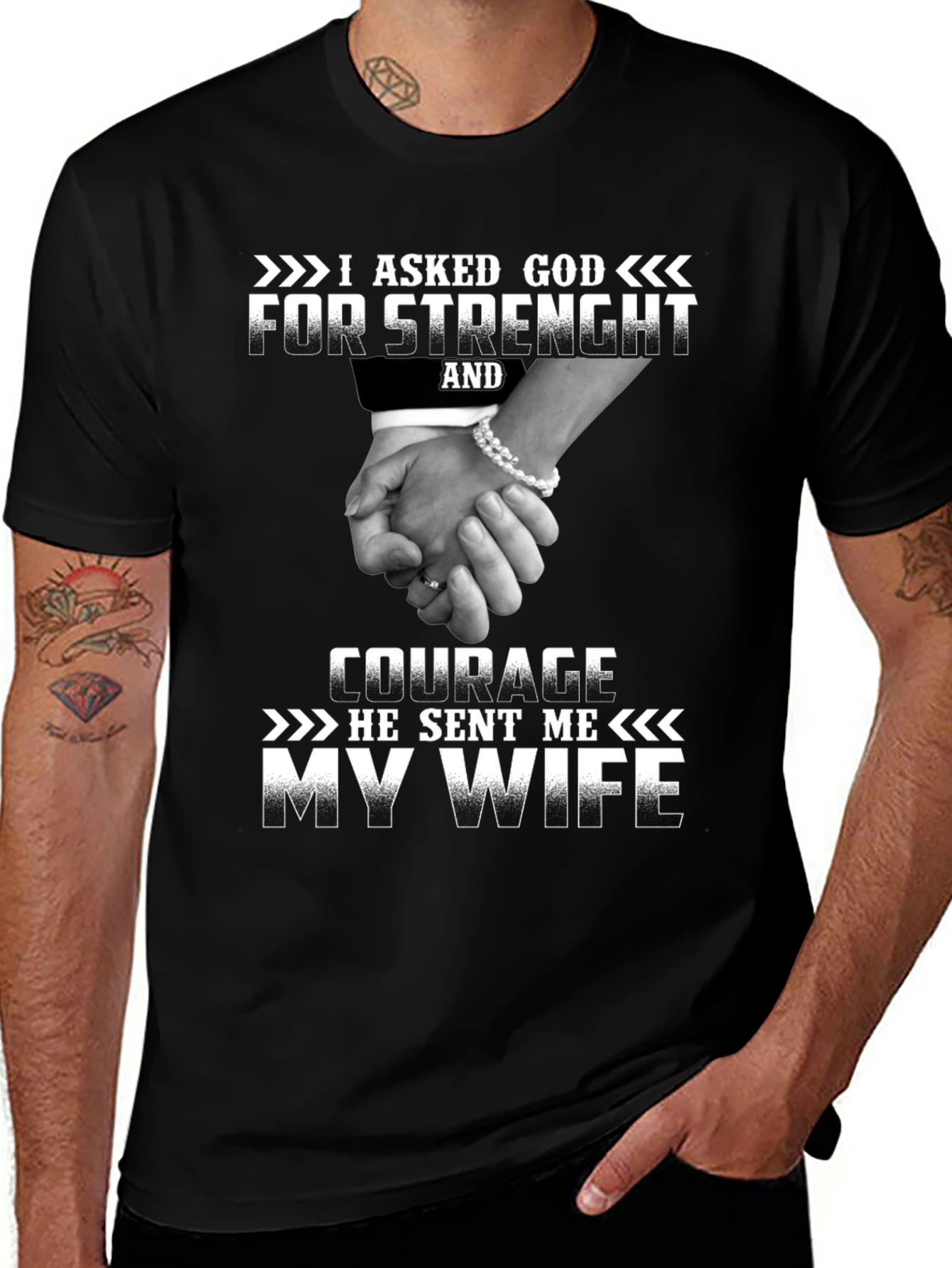 I Asked God For Strength T-Shirt