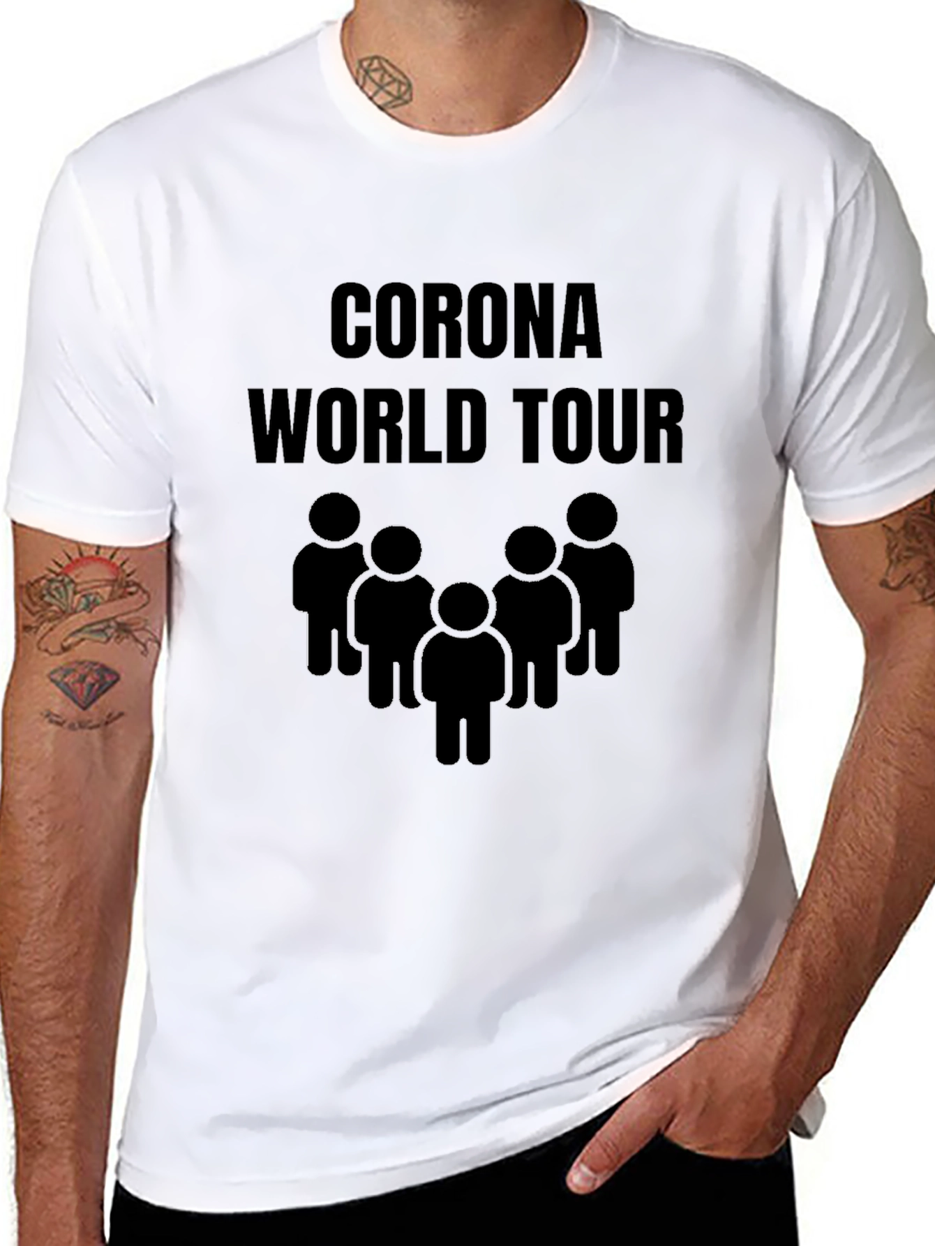 Corona World Tour Graphic T-Shirt