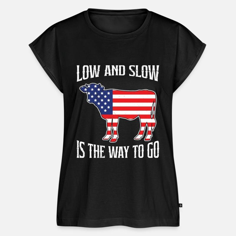 Funny BBQ LOW AND SLOW THE WAY TO GO Barbecue