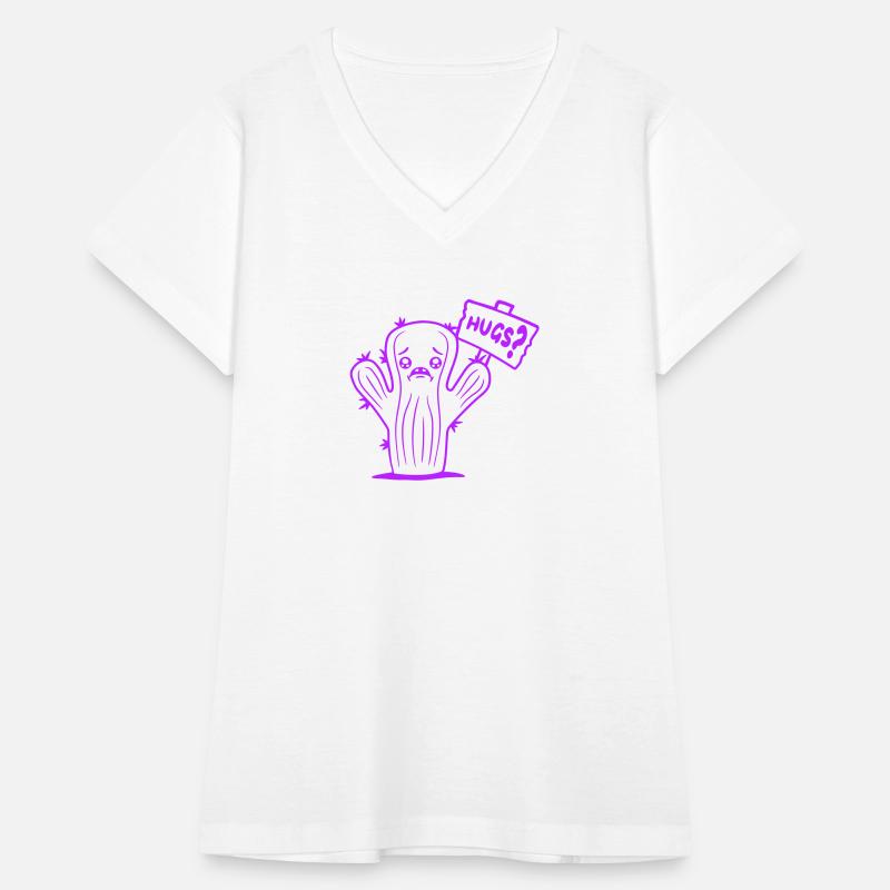Funny Cactus Sad Face Hugs Sign Lonely Cry Comic