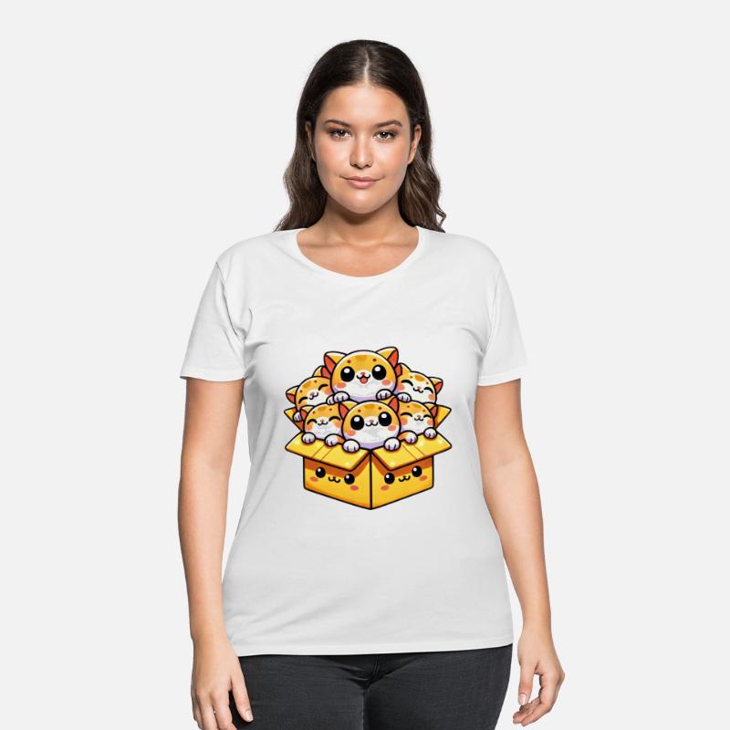 Funny Cute Cat Box Kawaii Kitten Nuggets Animal