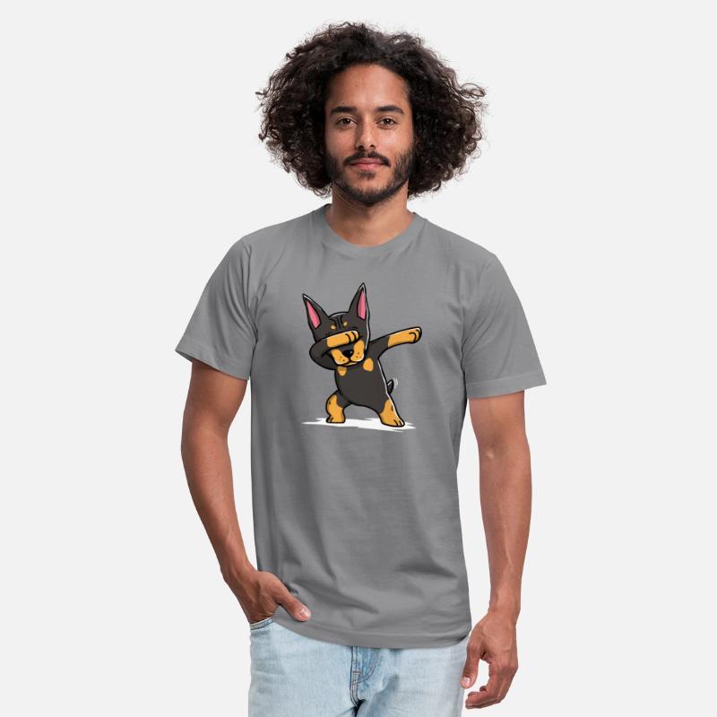 Funny Doberman Dabbing Dog Dab Dance