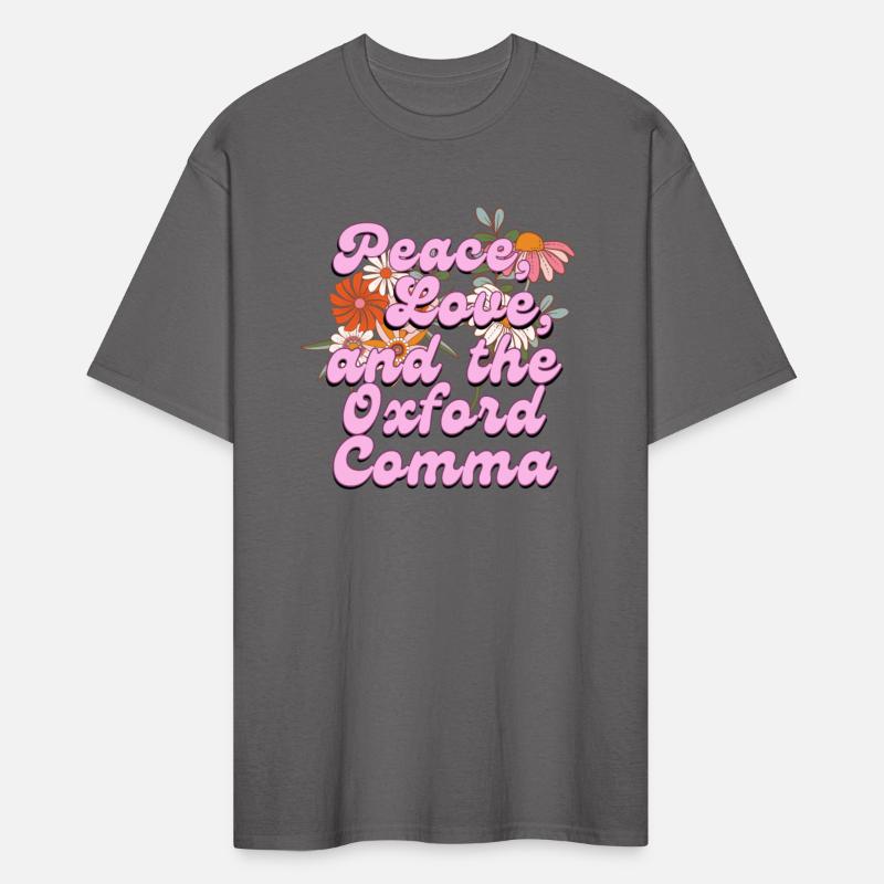 Funny Oxford Comma Peace Love and the Oxford Comma