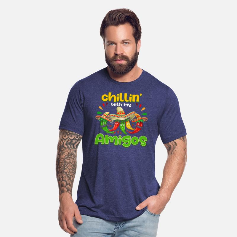 Funny Quote Saying "Chillin´with my Amigos" Mexico