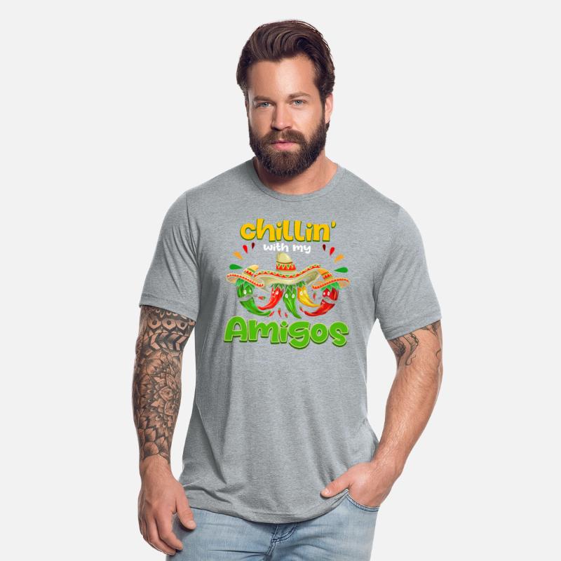 Funny Quote Saying "Chillin´with my Amigos" Mexico