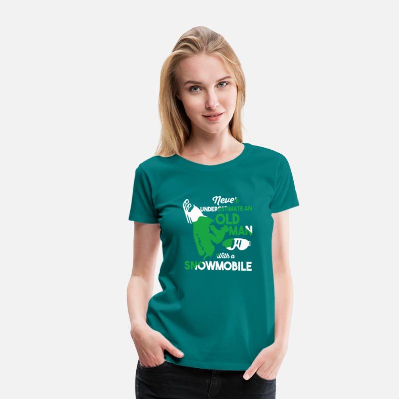 Funny Snowmobiling Ride Shirt Old Man Snowmobile