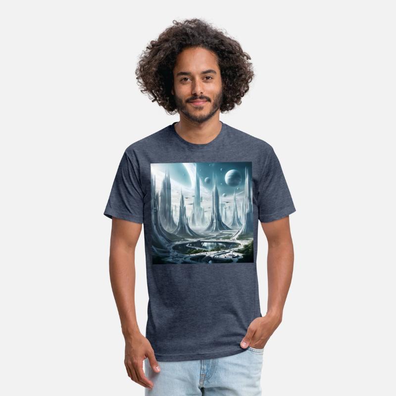Futuristic Space Cityscape Design