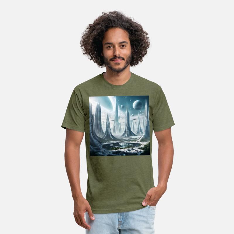 Futuristic Space Cityscape Design