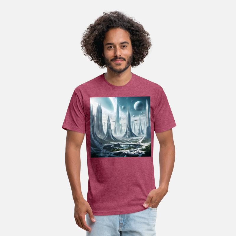 Futuristic Space Cityscape Design