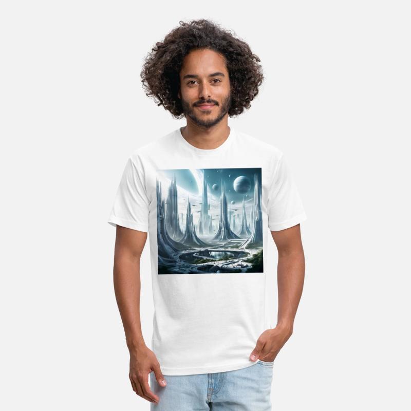 Futuristic Space Cityscape Design