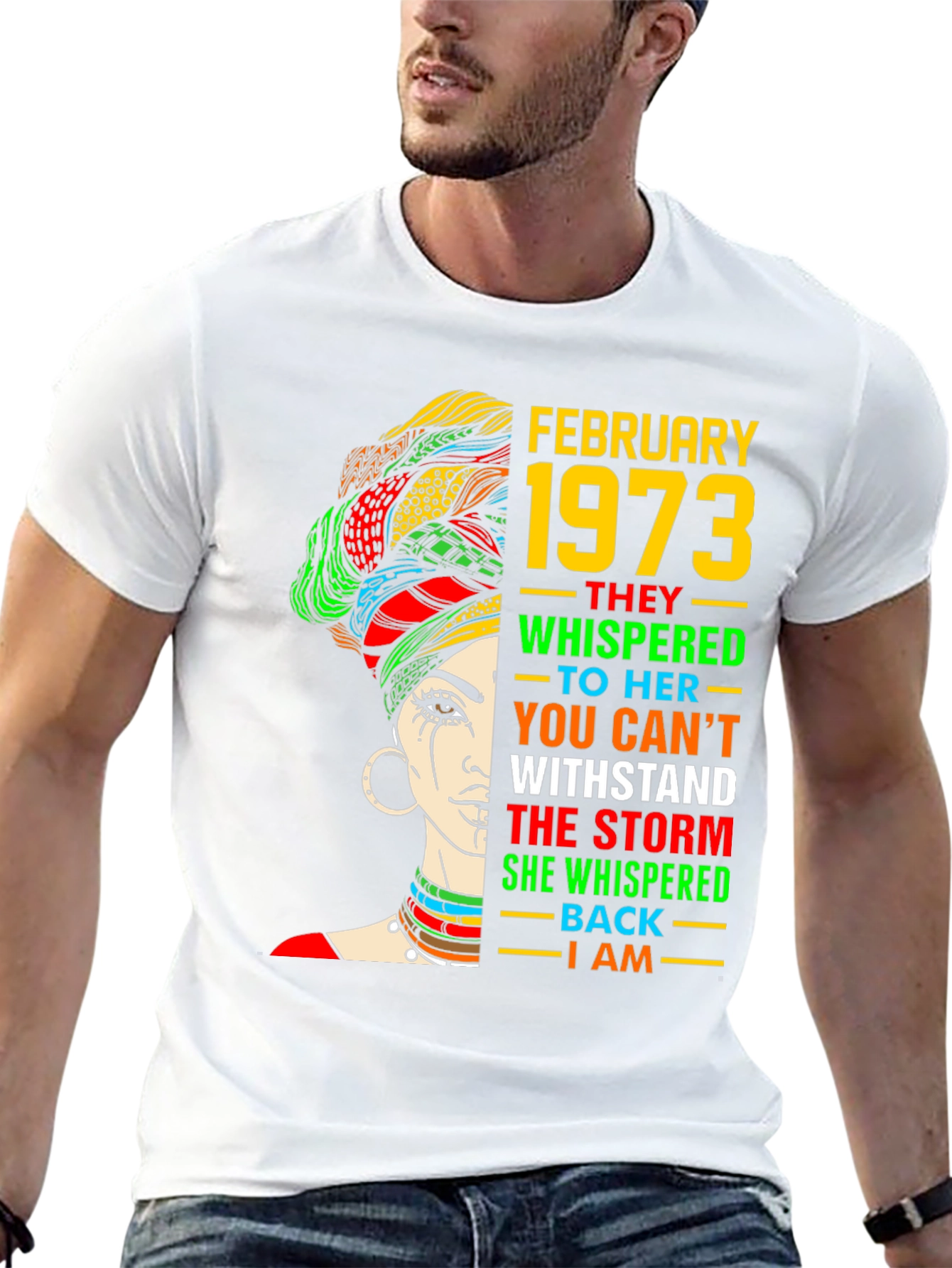 February 1973 Birthday Storm T-Shirt