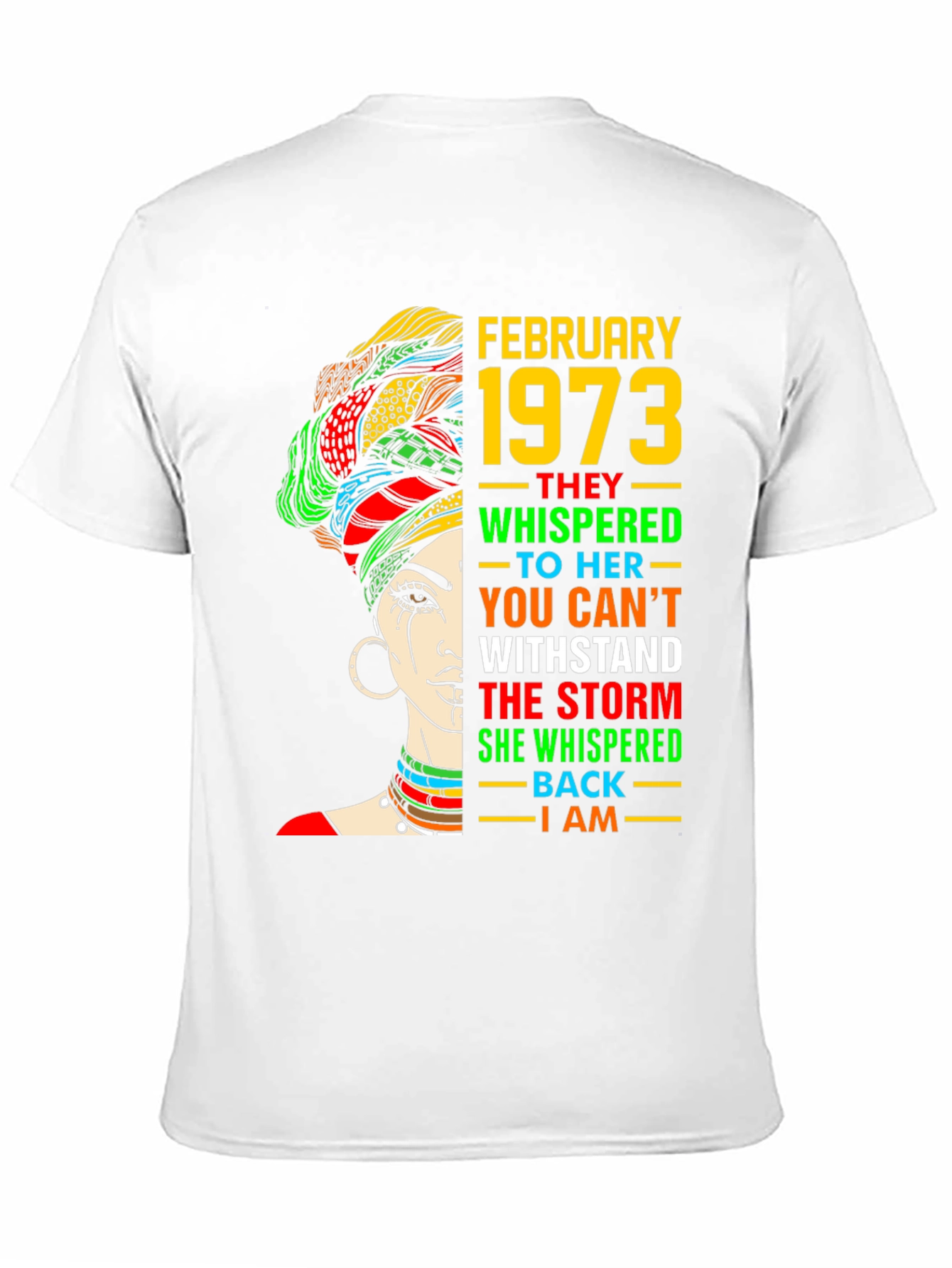 February 1973 Birthday Storm T-Shirt