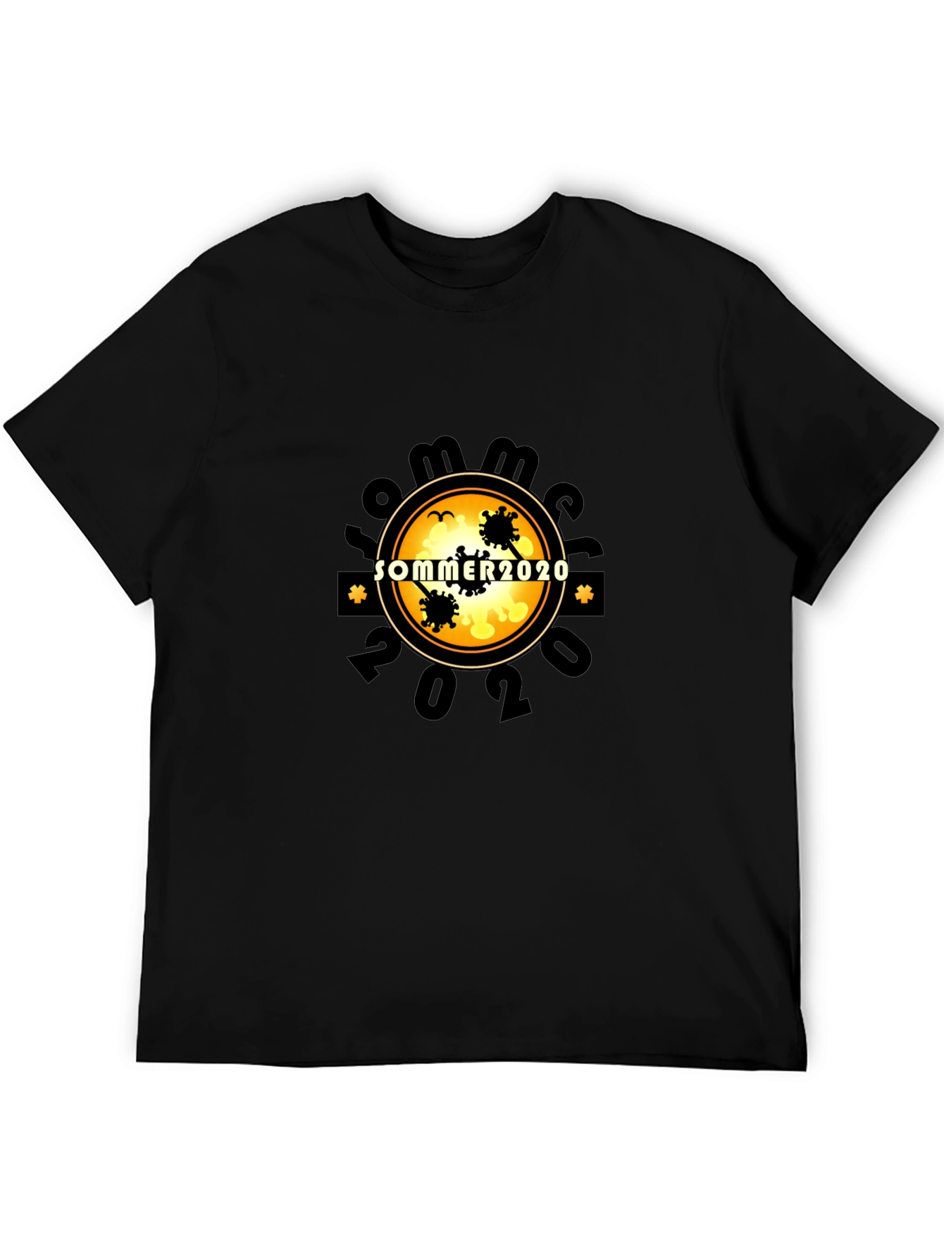 Summer 2020 Graphic Black T-Shirt