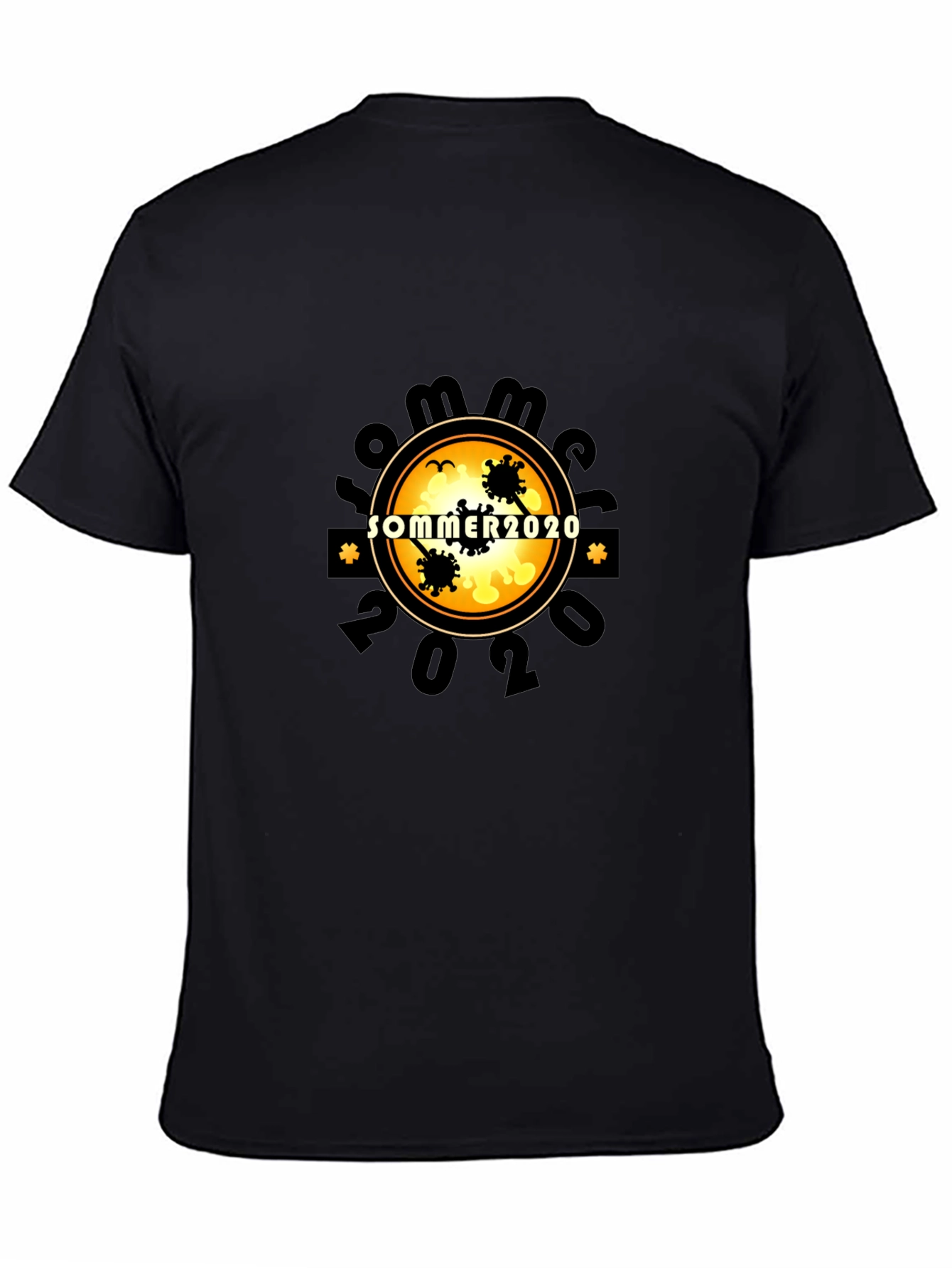 Summer 2020 Graphic Black T-Shirt