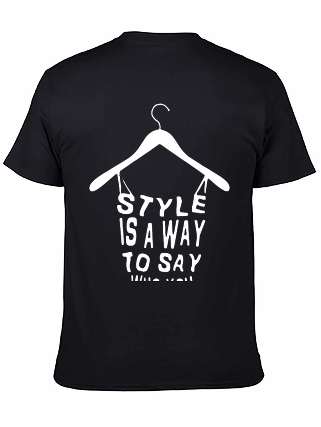 Style Statement Black Graphic Tee
