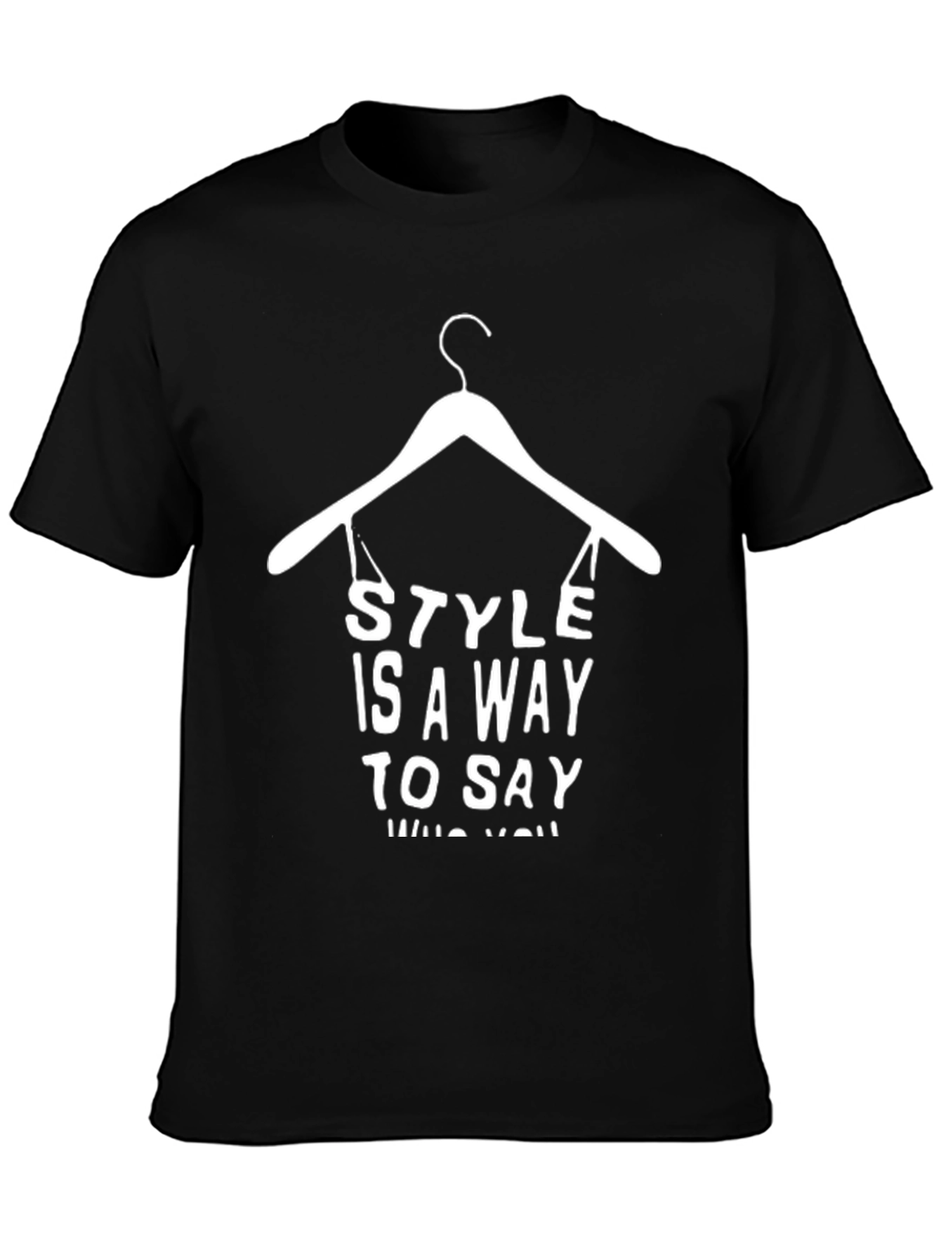 Style Statement Black Graphic Tee