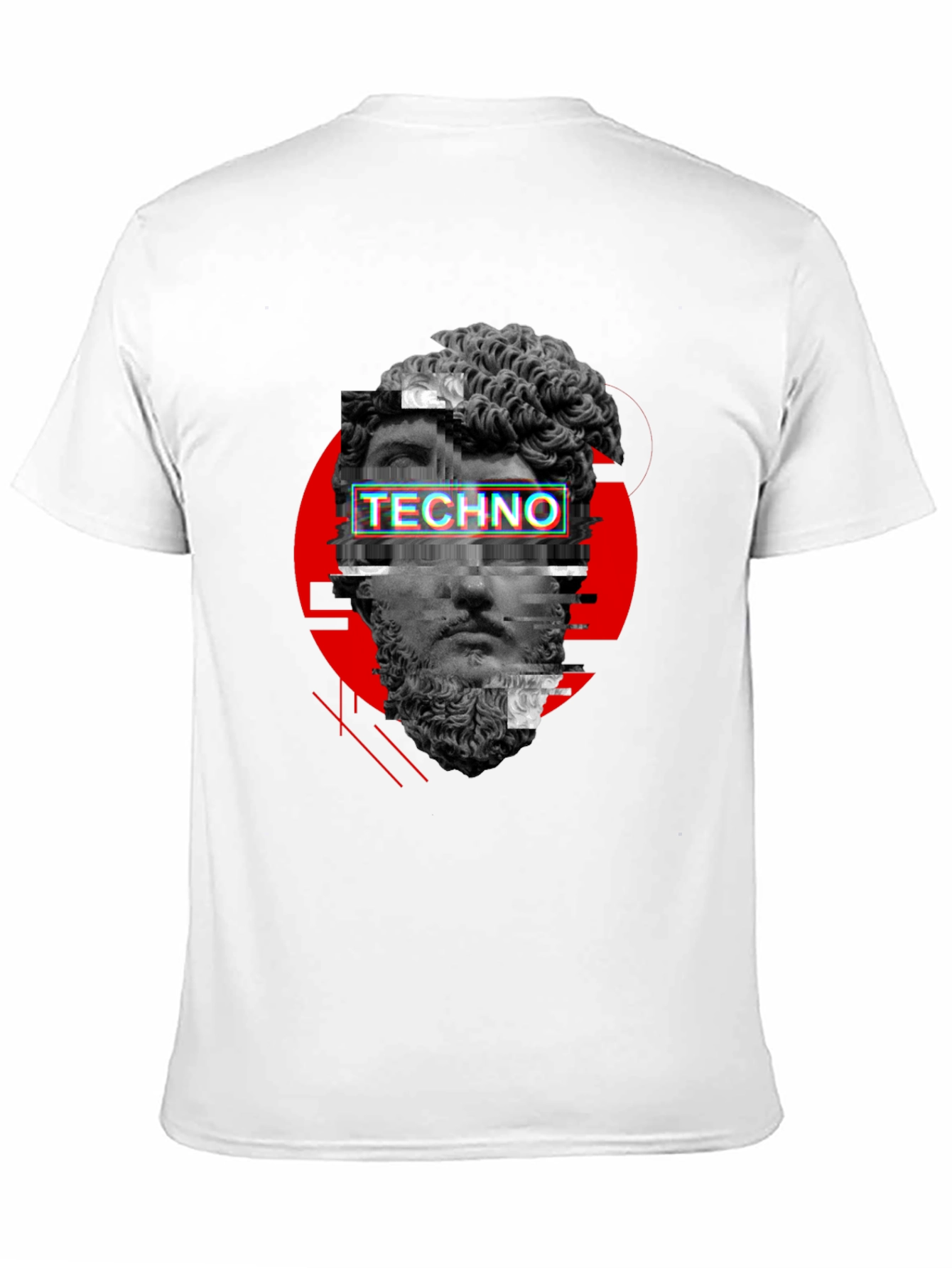 Techno Glitch Graphic Tee