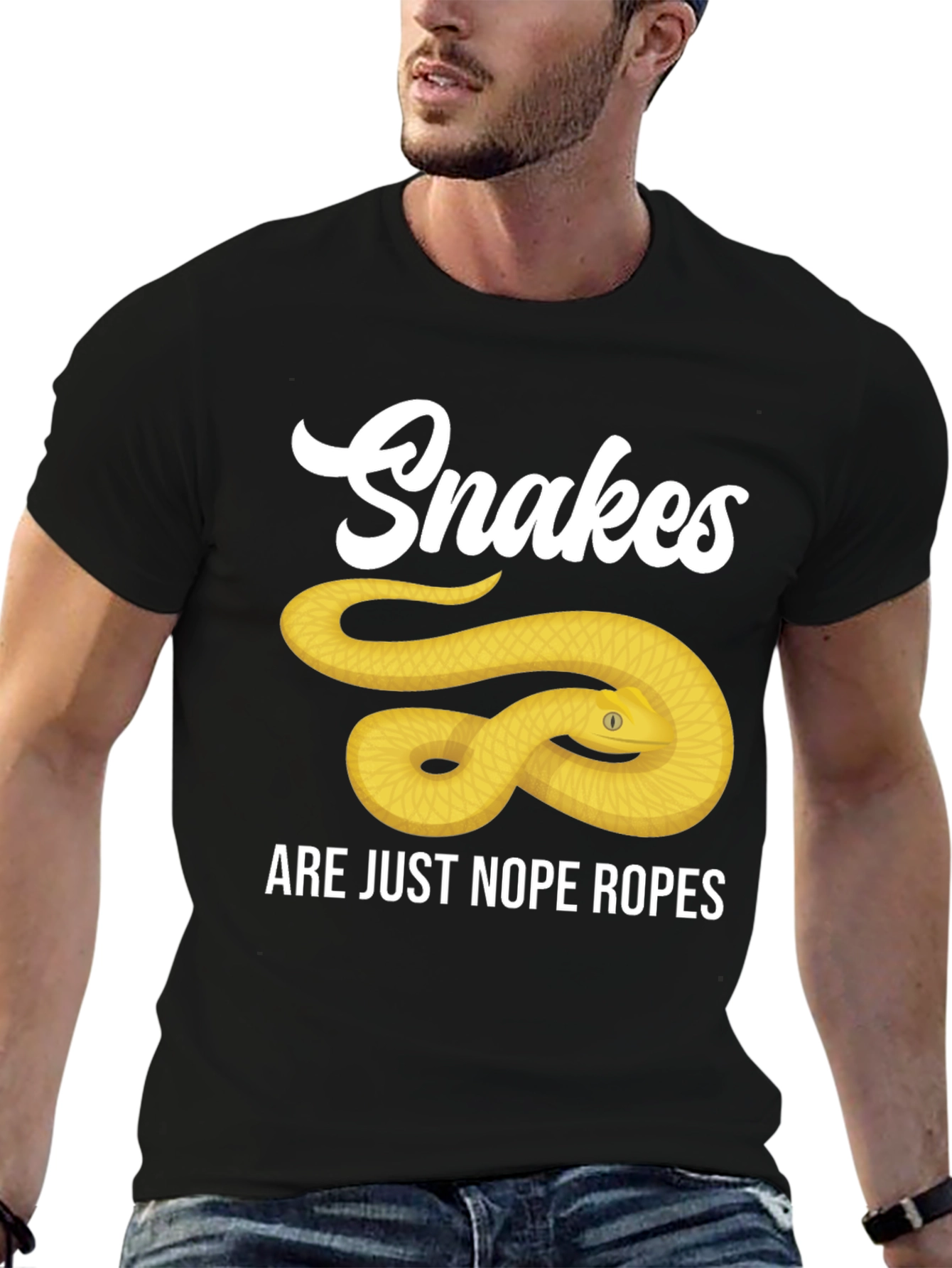 Snakes Nope Ropes Graphic Tee