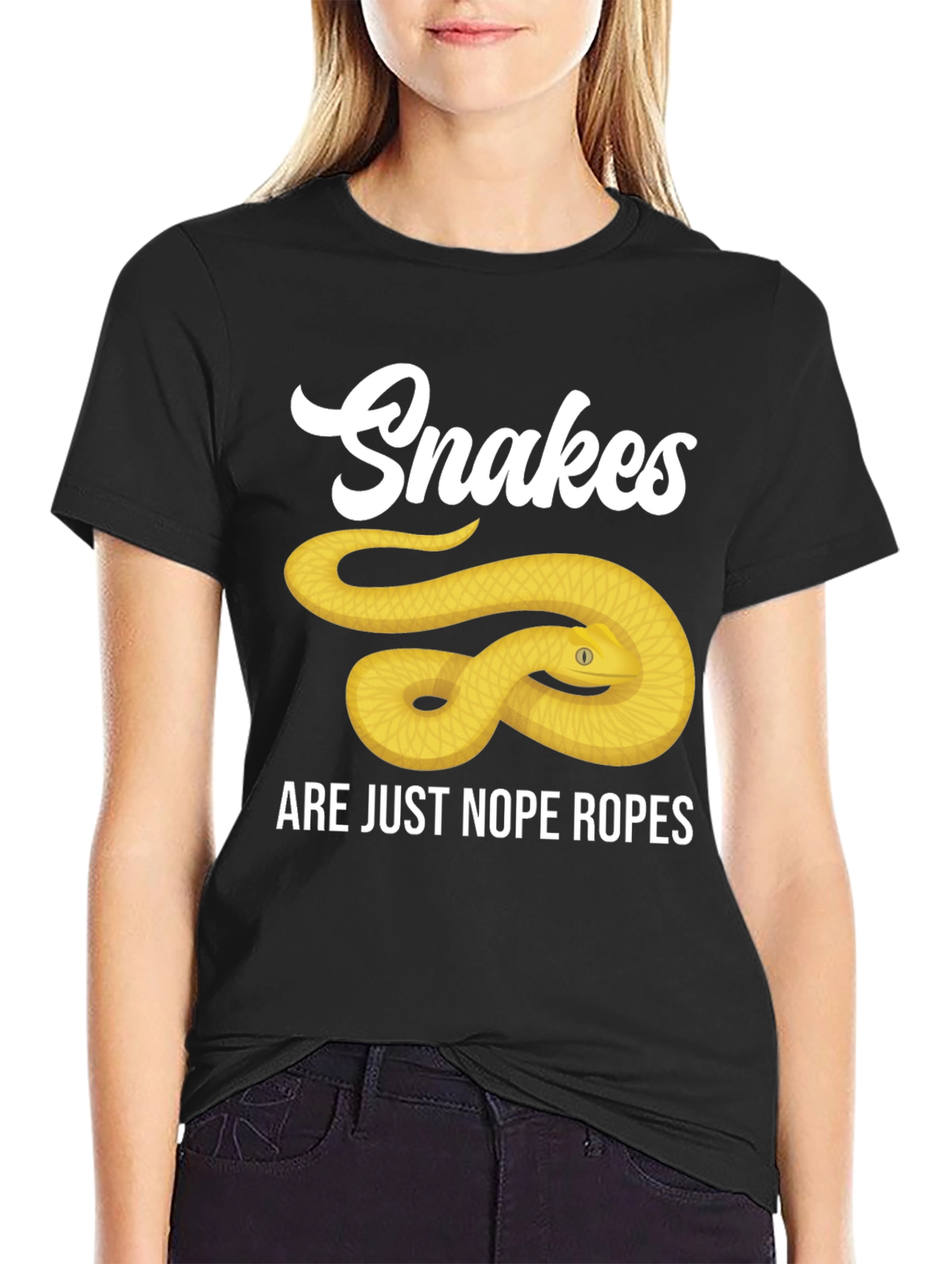 Snakes Nope Ropes Graphic Tee