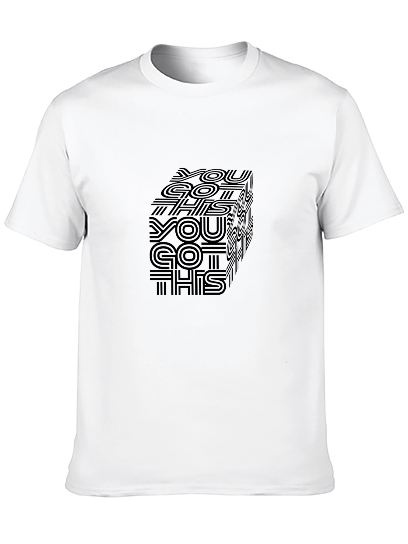Motivational Cube Graphic Tee - You Got This!