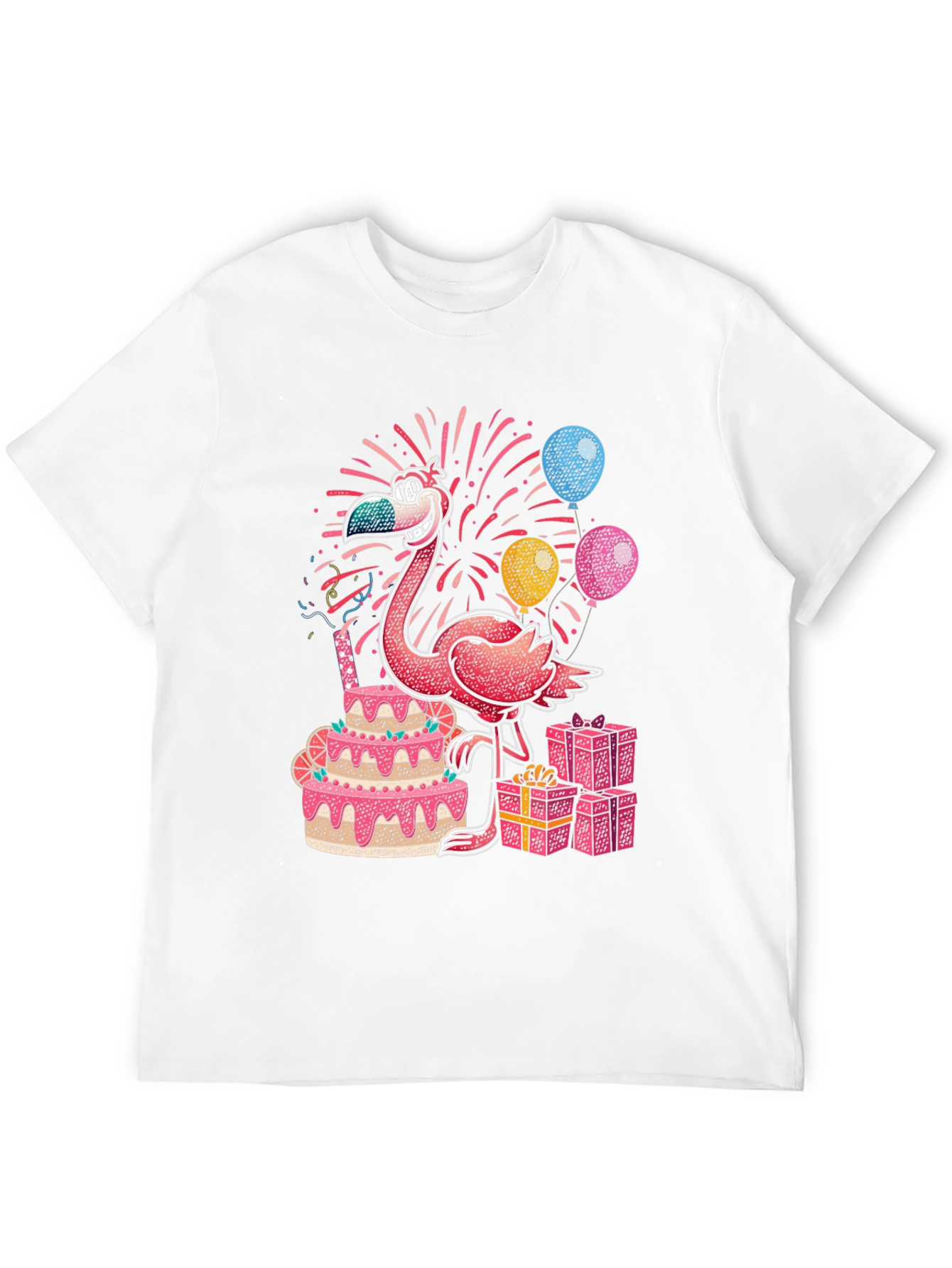 Flamingo Birthday Party T-Shirt