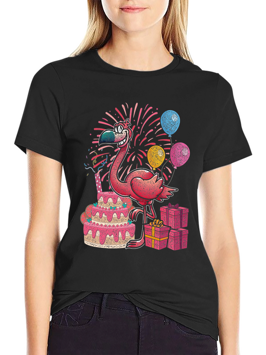 Flamingo Birthday Party T-Shirt