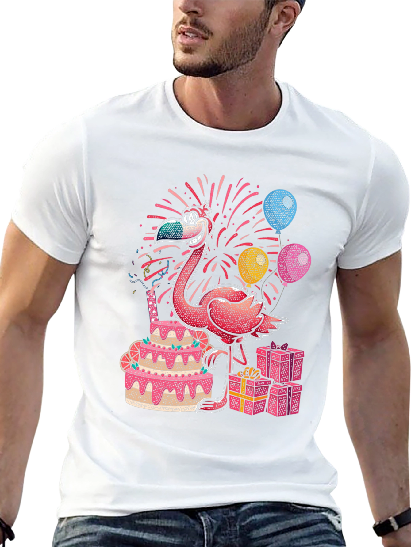 Flamingo Birthday Party T-Shirt