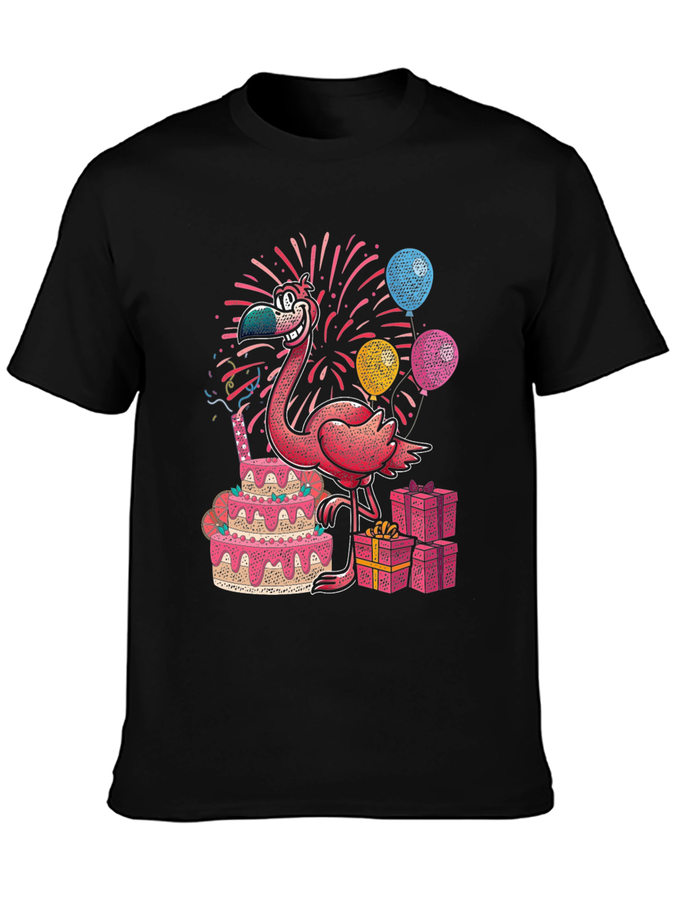 Flamingo Birthday Party T-Shirt