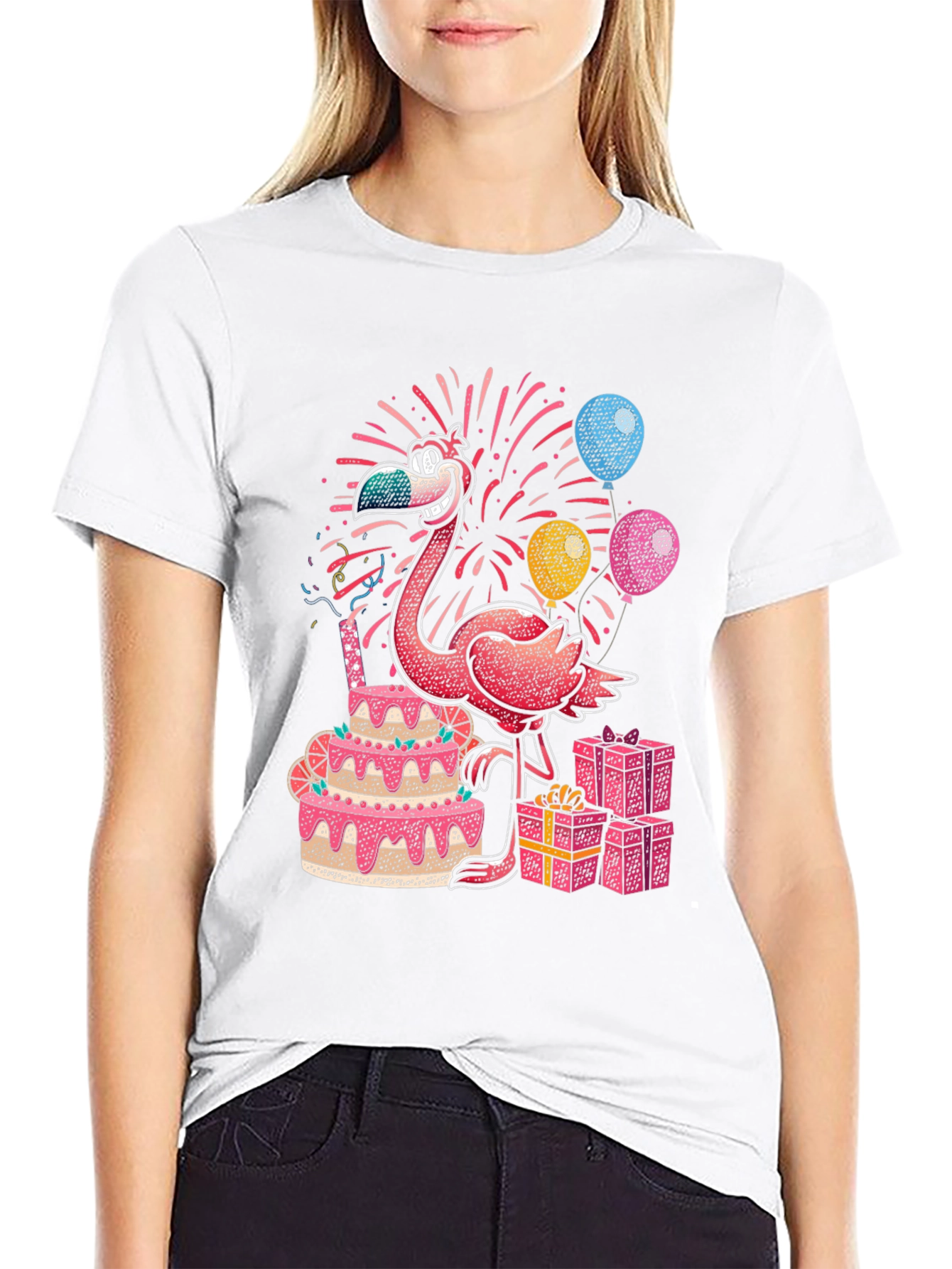 Flamingo Birthday Party T-Shirt