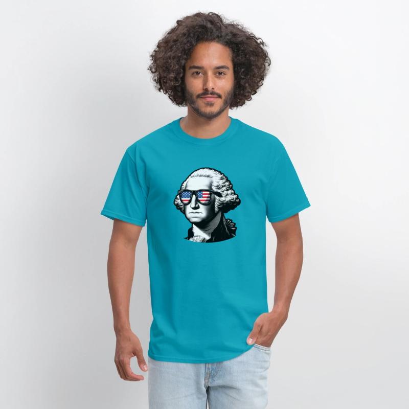 George Washington in USA shades