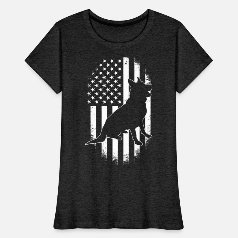 German Shepherd 4th July American Flag Dog Lovers