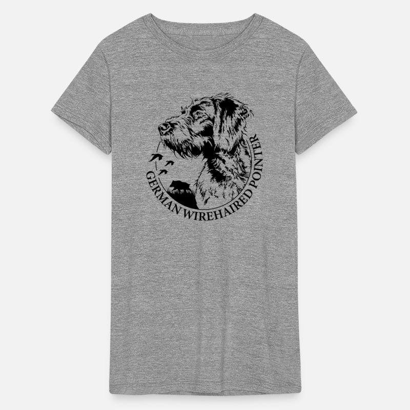 German Wirehaired Pointer portrait dog mom hound