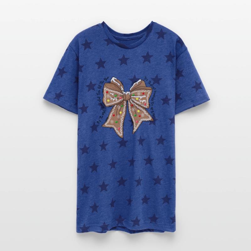Gingerbread Croquette Bow DTF transfer