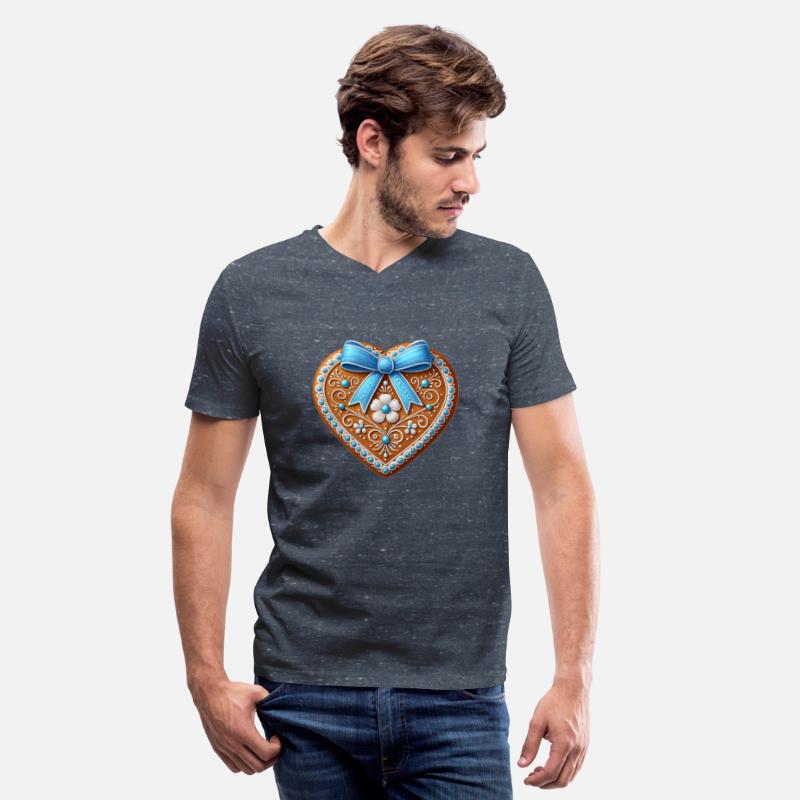 Gingerbread heart: Sweet tradition and love united