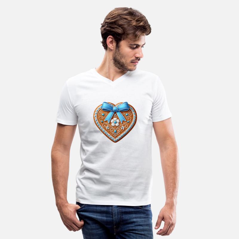 Gingerbread heart: Sweet tradition and love united