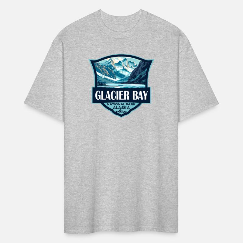 Glacier Bay National Park Illustration Travel Art